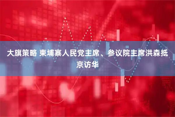 大旗策略 柬埔寨人民党主席、参议院主席洪森抵京访华